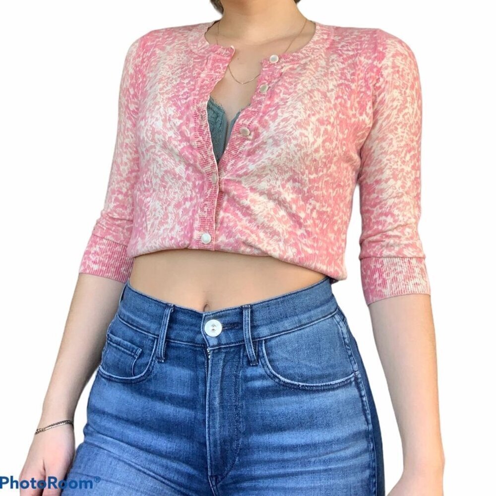 Talbots Pink Cardigan